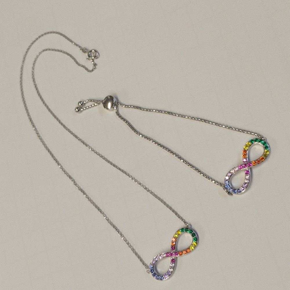 Silver Infinity Set - Picture 2 of 4